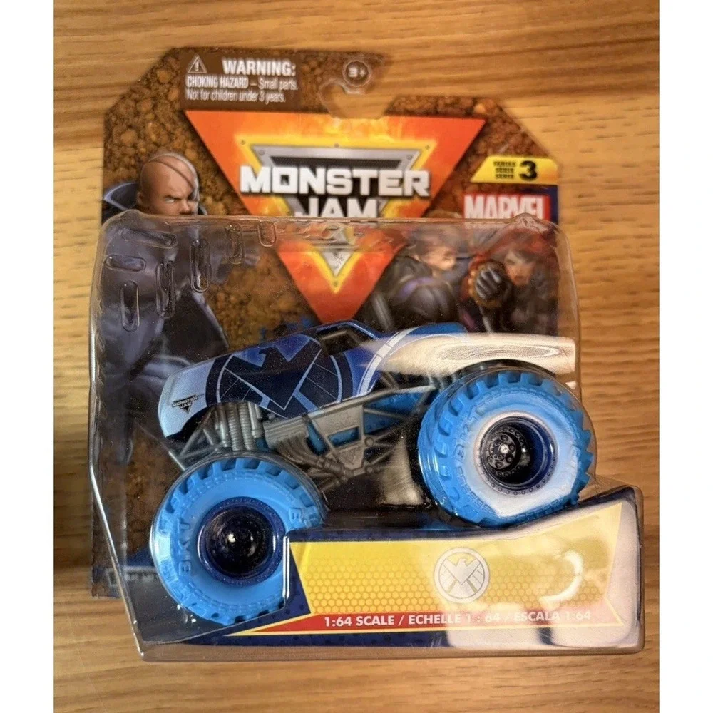 Monster Jam Trucks Champion Collection: Zombie, Megalodon & Marvel 1:64 Diecast